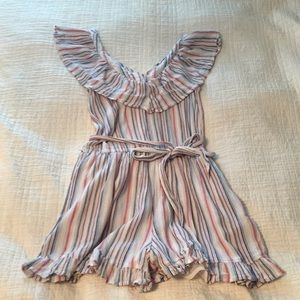 American Eagle Striped Romper